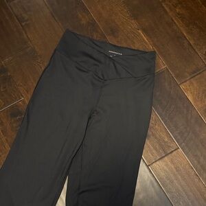 Aeropostale Black High-Waist Flare Leggings